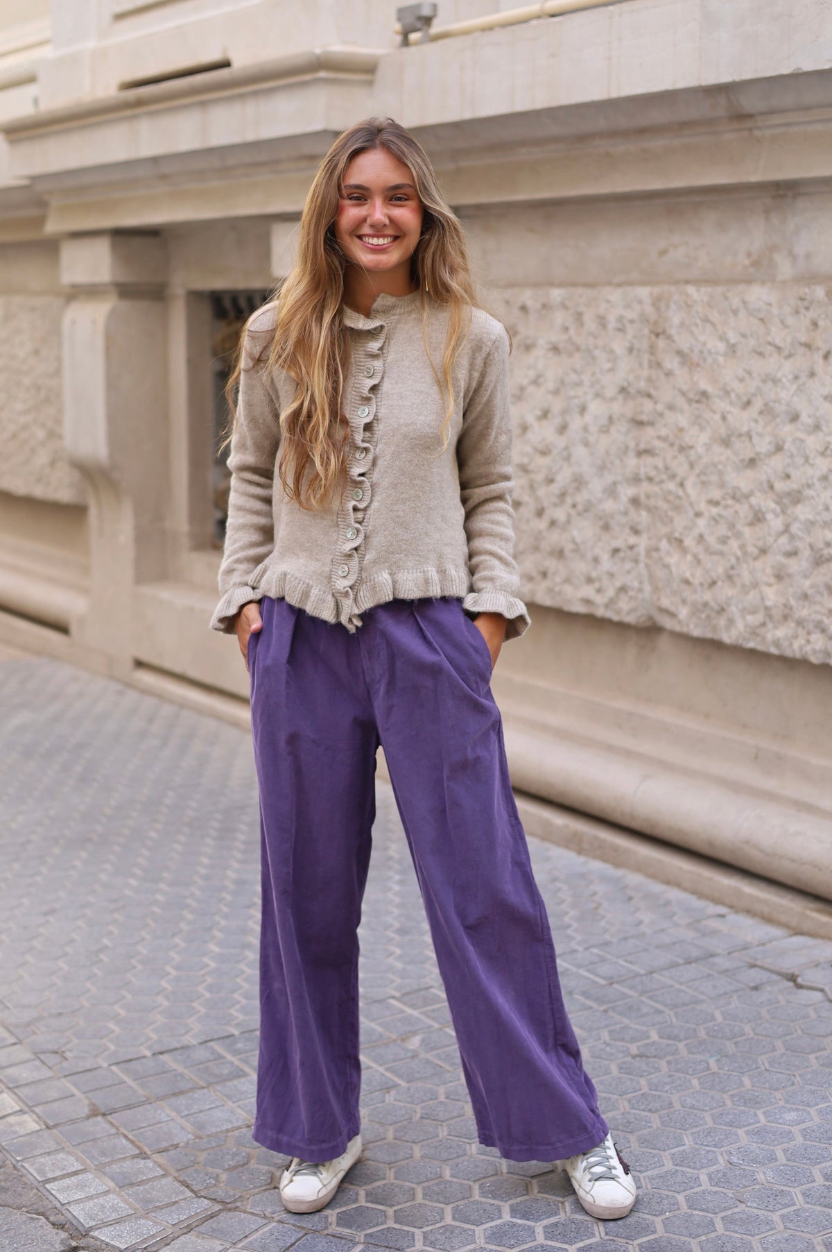 PANTALÓN MICROPANA MORADO