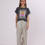 PANTALON PINZAS RAYAS CRUDO