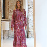 FALDA CACHEMIRA ROSA