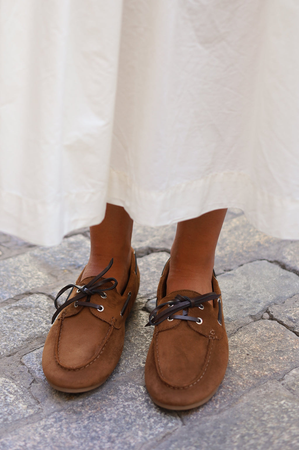 MOCASÍN CORDON PIEL CAMEL