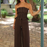 PANTALON SICILIA MARRON