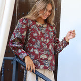 CHAQUETA ANTIK BURDEOS
