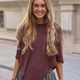 PONCHO PAULA MARRON