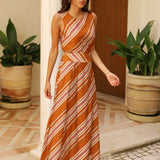 VESTIDO CUT OUT RAYAS