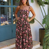 VESTIDO CRISTINA MARRON