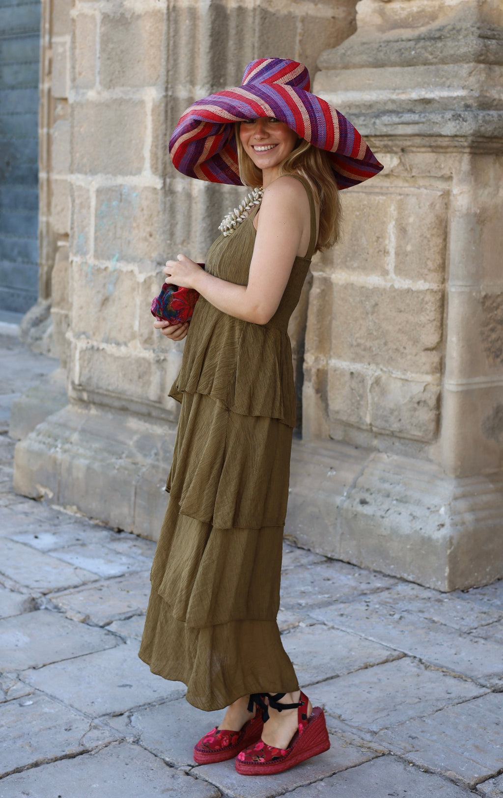 VESTIDO CARTAGENA OLIVA