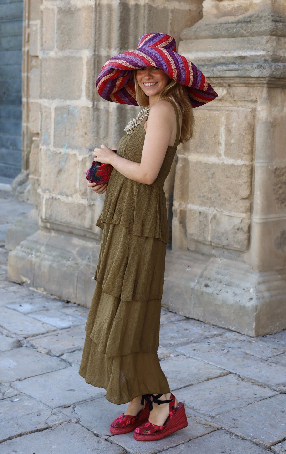 VESTIDO CARTAGENA OLIVA
