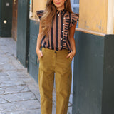 PANTALON ANTE OLIVA