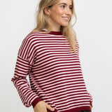 JERSEY RAYAS ROSA Y BURDEOS