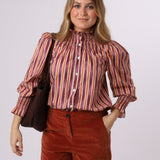 BLUSA BOHO MORADA