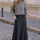 FALDA DIPLOMATICA TRIANGULO GRIS