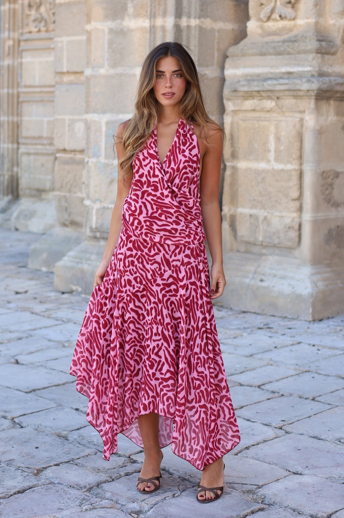 FALDA MARTINA ROSA