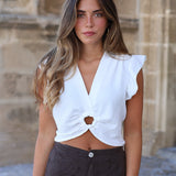 BLUSA CIRCULO BLANCA