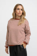 JERSEY RAYAS TEJA Y BEIGE