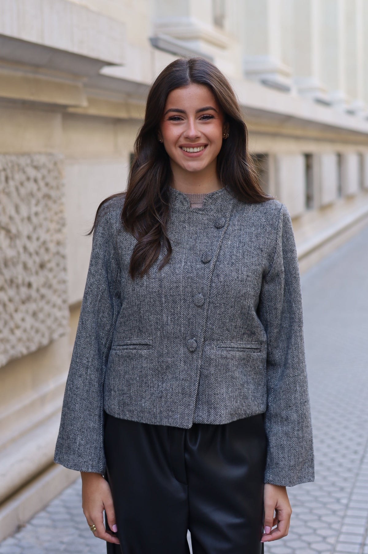 CHAQUETA ROBERTA GRIS