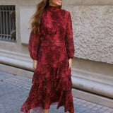 VESTIDO FUENTEBRAVIA BURDEOS