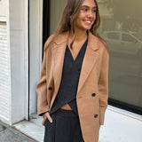 CHAQUETA DOBLE PAÑO CAMEL