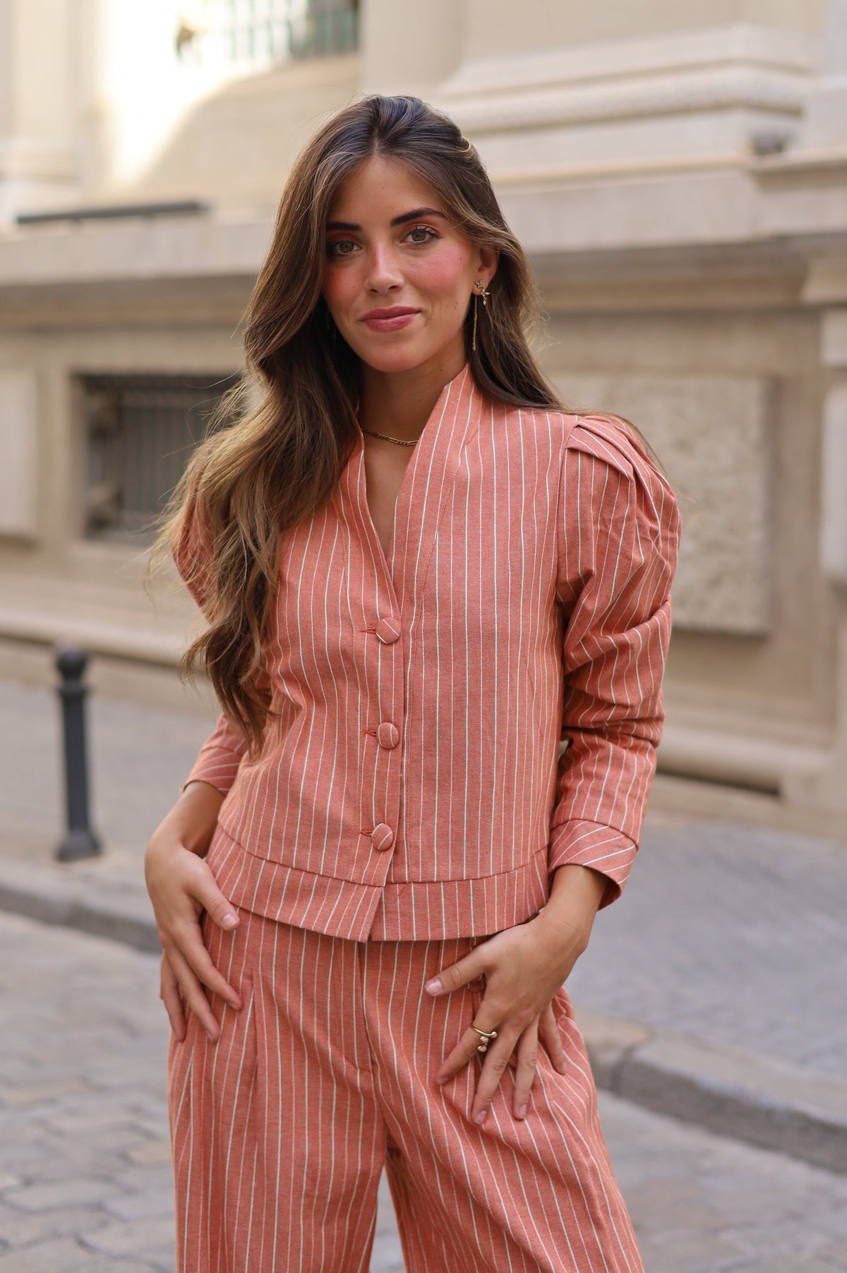 CHAQUETA HABANA SALMON