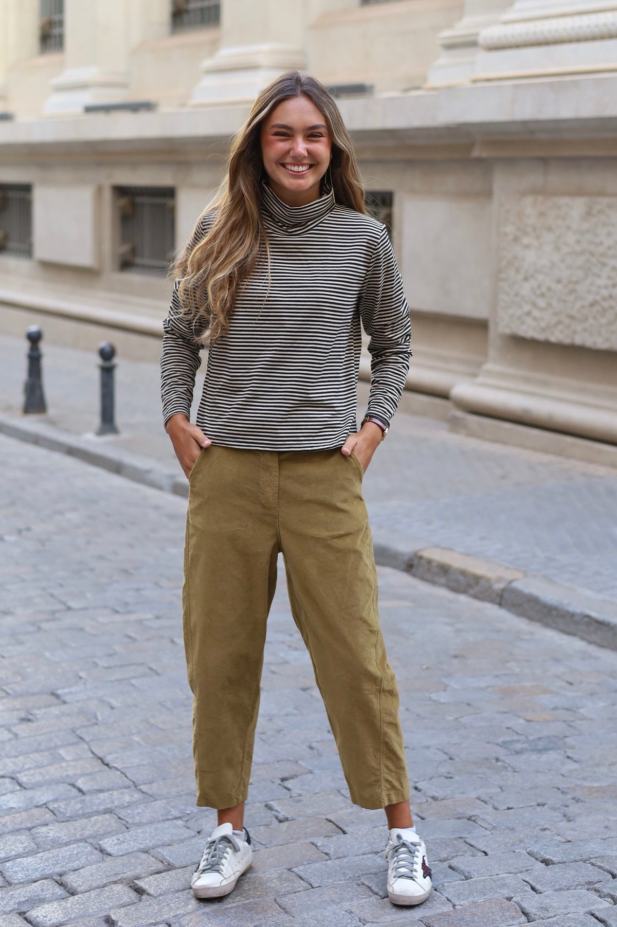 PANTALON ANTE OLIVA
