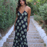 VESTIDO LIMONES AZUL