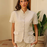 BLUSA MATILDA CAMEL