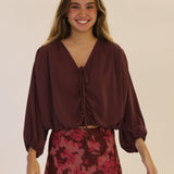 BLUSA MIAMI BERENJENA