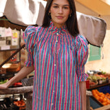 VESTIDO LINO MANGA FAROL