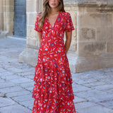 VESTIDO MANILA ROJO