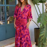 VESTIDO RONDA FUCSIA