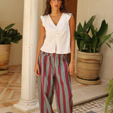 PANTALON PALMA LINO VERDE