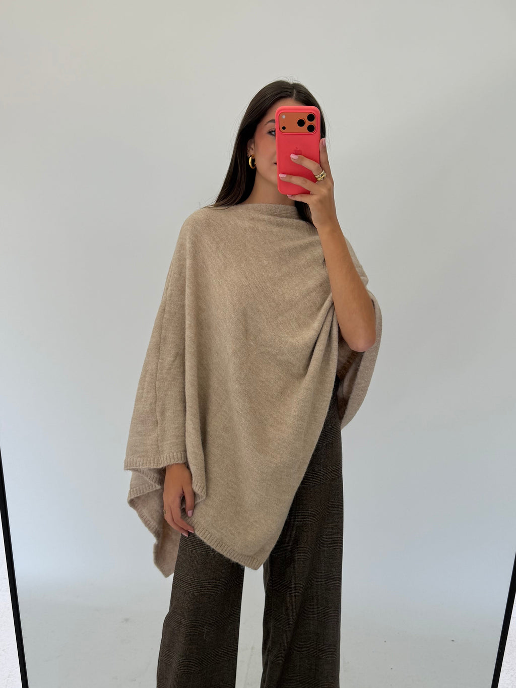 PONCHO ELENA BEIGE