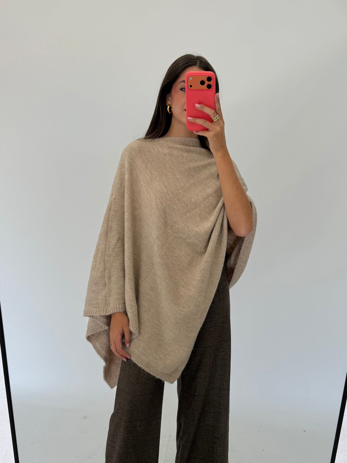 PONCHO ELENA BEIGE