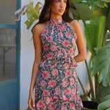 VESTIDO VEJER LUREX VERDE