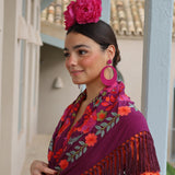 PENDIENTES REMEDIOS GRANDES MORADOS