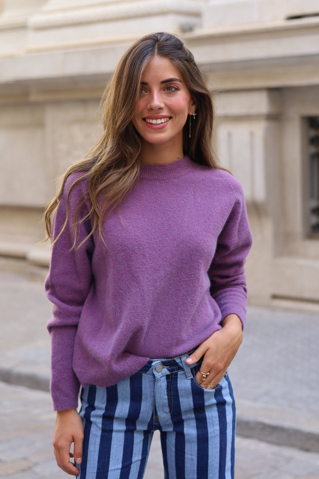 JERSEY ROCIO BERENJENA