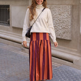 FALDA CAROLINA MORADA