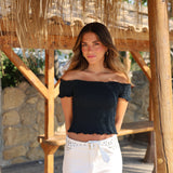 TOP NIDO BARCO NEGRO