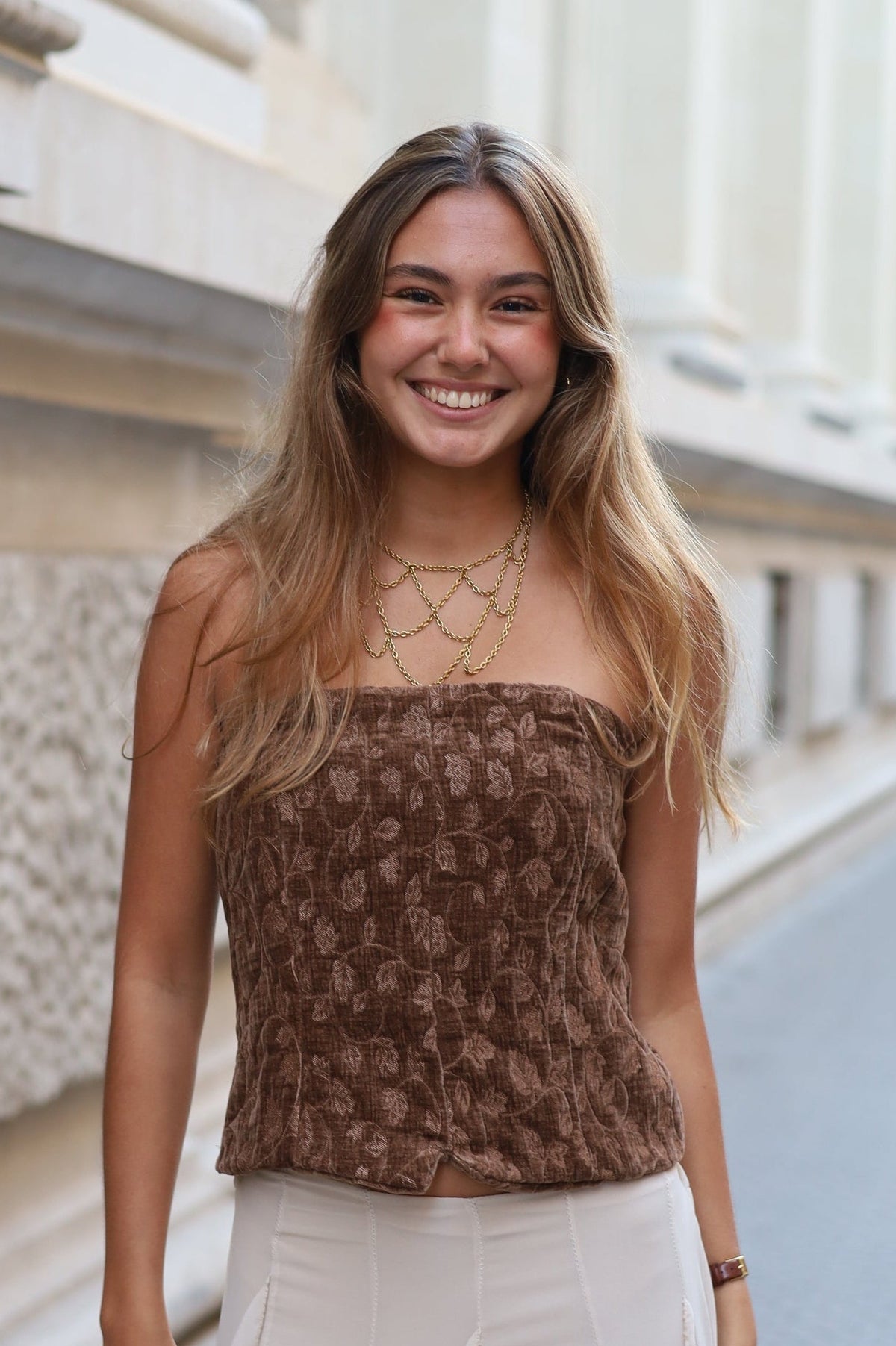 TOP CAROLINA MARRON