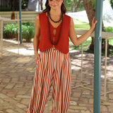 PANTALON QUITO RAYAS CALDERO