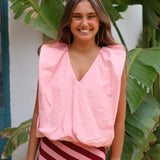 BLUSA GLOBO ROSA