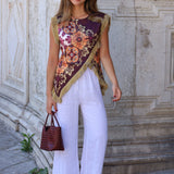 PANTALON LINO DESFLECADO