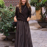 FALDA PALOMA MARRÓN