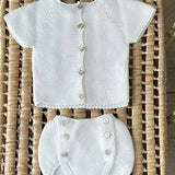 CONJUNTO MANGA CORTA BLANCOO