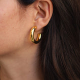 PENDIENTES ARO PEQUEÑO DORADO