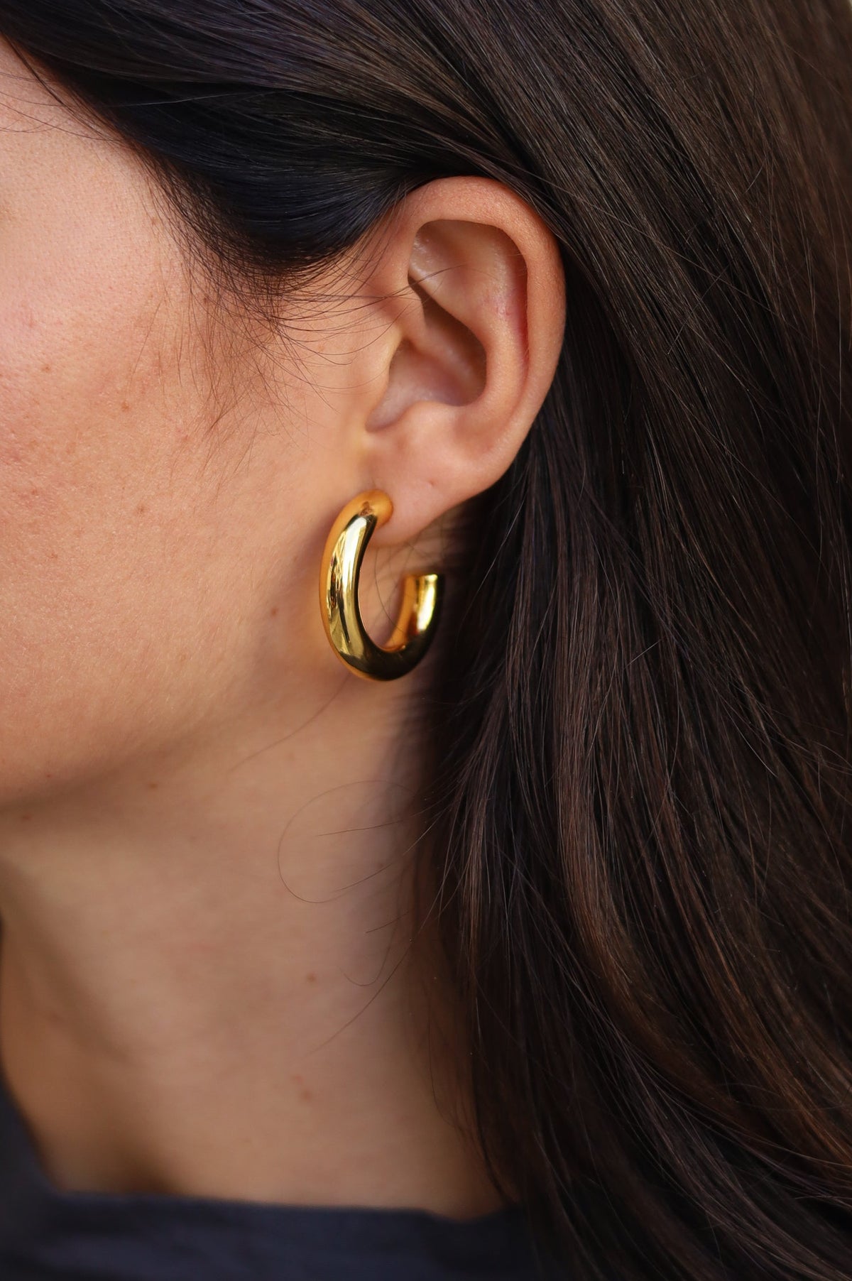 PENDIENTES ARO PEQUEÑO DORADO
