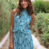 VESTIDO VEJER TURQUESA