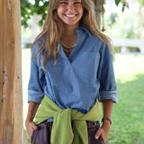 BLUSA CUELLO DENIM