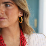 PENDIENTES ARO MEDIANO DORADO