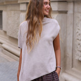 JERSEY ASIMÉTRICO BEIGE