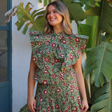 TOP PATRICIA FLORES VERDE